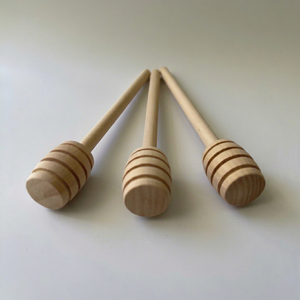Wooden Nectar Dipper Stick Honey Drizzle <b>Spoon</b> Natural Bee Honey Stirring Tool for Gourmet Kitchen and Dining Collection - Product Image 1