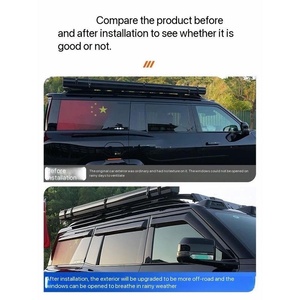 Visera de Lluvia Transparente de Alta Calidad Especialmente Modificada para Ventanas de Automóviles, para Equation Leopard 5 y 8 - Product Image 5