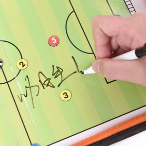 Có thể gập lại bóng đá bóng rổ cát bảng gấp da đào tạo từ huấn luyện Chiến Thuật Hội Đồng Quản Trị với bút - Product Image 3