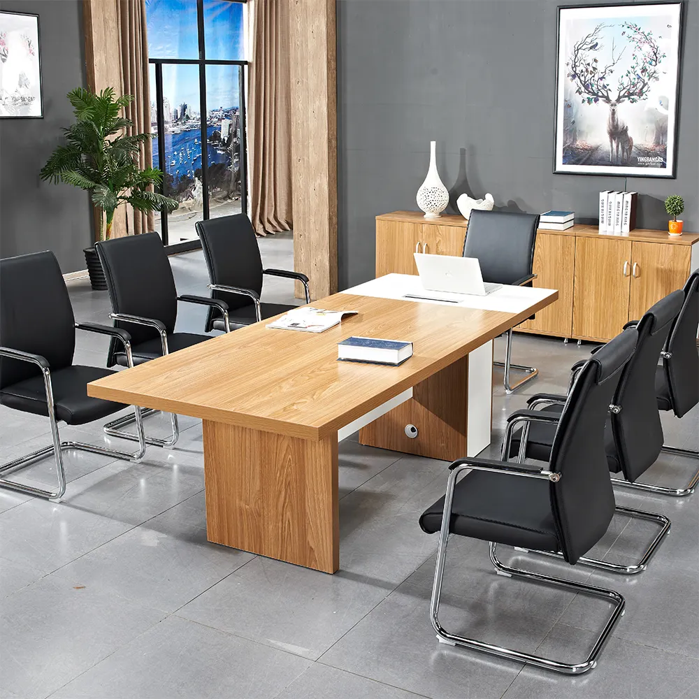 Conjunto de móveis de escritório, mesa executiva de escritório, mesa de escritório, reuniões, mfc, mesa de escritório, durável, alta qualidade, 2021