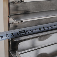Chariot de refroidissement de boulangerie robuste en acier inoxydable 304 et aluminium, 600x400, pour 16-20 plateaux à pain, étagères de four à pâtisserie