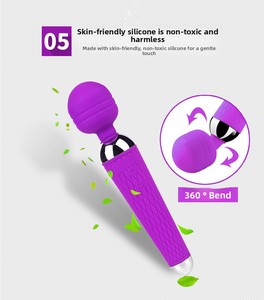 TT FOREST Waterdichte Oplaadbare Elektrische Vibrator Siliconen Dildo Vibrators Seksartikelen voor Volwassenen met Krachtige Massage Wand - Product Image 5