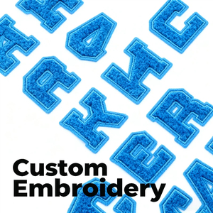 Bán buôn tùy chỉnh 2.17 inch tự dính thêu các bản vá lỗi sắt trên các bản vá lỗi Preppy thêu dán cho quần áo ba lô - Product Image 1