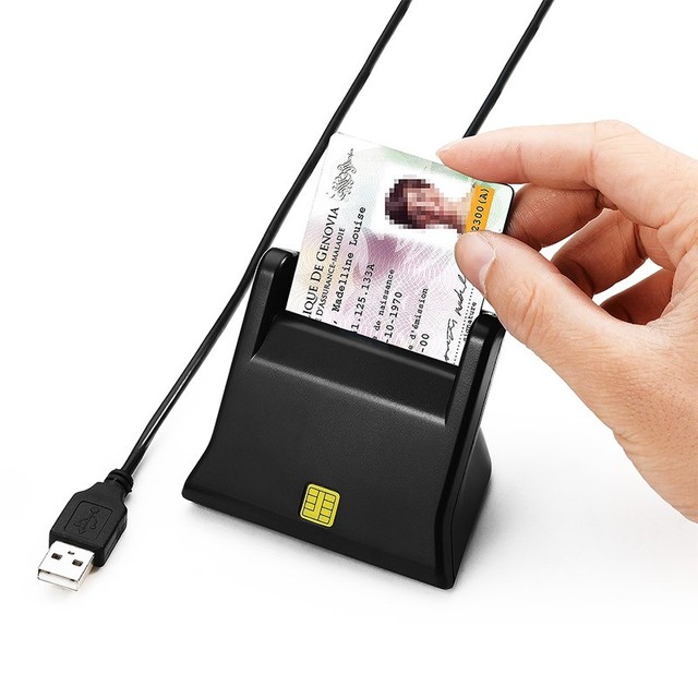 Free Sample Hot Sell USB 2.0 Smart Card Reader for Enter Government Website ID Card Reader