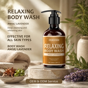 Gel de Ducha Relajante de <span class=keywords><strong>Anís</strong></span> y Lavanda OEM/ODM, Limpieza Profunda, Fragancia Duradera, Hidratante, Suavizante para la Piel, 100 ml - Product Image 5