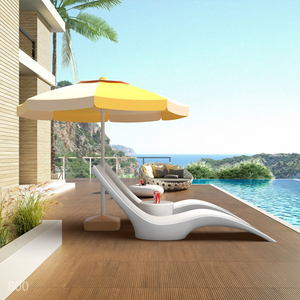 เก้าอี้อาบแดดแบบมีชั้นวางในสระน้ำสำหรับโรงแรม - Product Image 6