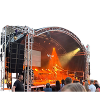 Système de scène événementielle robuste TENTCHO avec toit, structure en aluminium, treillis lumineux réglable pour événements, treillis de scène de concert