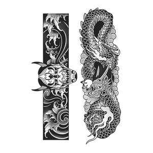 Semi Permanent Armband <b>Tattoo</b> Sticker Waterproof <b>Paper</b> Wrist Face Body Design with Custom Logo - Product Image 4