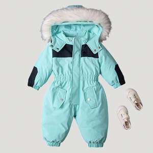 <b>Babies</b> ODM High Quality Kids All in One Winter Warm <b>Ski</b> <b>Suit</b> <b>Baby</b> Allover Snowsuit - Product Image 6
