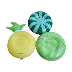 <b>Inflatable</b> Pineapple Watermelon Pool <b>Floats</b> PVC Swim Ring 16Cm Summer Fun Floating Toys For Kids Adults Pool Accessories - Product Image 1