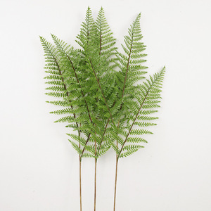 Fougères artificielles, Fougère persane à tige unique, à trois branches, haute simulation, style nordique, plantes vertes décoratives pour la maison et le bureau - Product Image 2