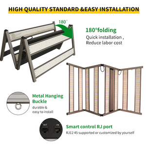 Nhà Máy Tùy Chỉnh Quang Phổ Đầy Đủ Phát Triển Ánh Sáng LED 2 Kênh 1500W 1600W Thủy Canh Phát Triển Đèn Cho Trong Nhà - Product Image 2