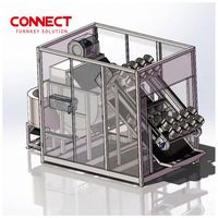 2019 Offres Spéciales Equipment-200BPH de traitement de volaille super compacte 300BPH prix bon marché de la machine d'abattoir automatique
