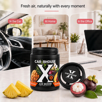 Désodorisant Personnalisé pour Voiture Version Anglaise X – Baume Parfumé Solide en Coton pour Aromathérapie Automobile aux Huiles Essentielles