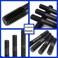 8.8 Grade High Strength Anodized Finish Double-end Screw Rod Fine Thread Right/Left Hand Bolt Stud Lengthened Screw China bolts