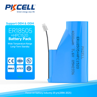 Batterie au lithium ER18505+HPC1520 3.6V 4000mAh, pack d'énergie fiable pour les compteurs intelligents d'eau et de gaz NB-IoT
