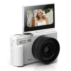 กล้องดิจิตอล 5K Ultra HD พร้อมหน้าจอพลิกได้ Wifi ฟังก์ชั่นโฟกัส ฟิลเตอร์เสริมความงาม ดีไซน์แบบมิเรอร์เลส - Product Image 1