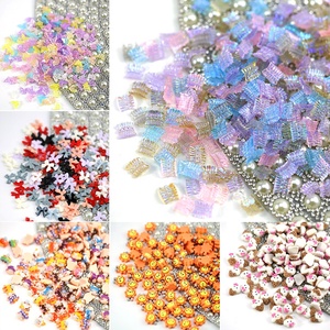 Paso Sico 1000 teile/beutel Groß packung DIY Random Mixed Großhandel Schmetterling Bogen Gummibärchen Lutscher Beliebte 3D Nail Art Dekoration - Product Image 5