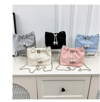 Nieuwe elegante schoudertas voor dames, hoogwaardige kettingtas met grote capaciteit, enkele schoudertas, crossbodytas, mini-slingbag