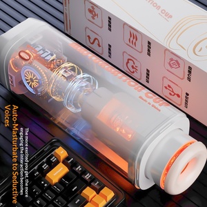 Godet de masturbation masculin télescopique à chauffage électrique entièrement automatique, type 'Airplane Cup', poupée <span class=keywords><strong>gonflable</strong></span>, jouets sexuels pour adultes - Product Image 3