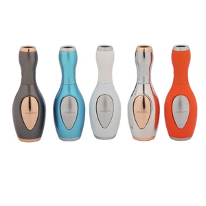 JOBON дымовая металлическая многоразовая с индивидуальным логотипом, большая индивидуальная струйная Бутановая газовая горелка, стильная зажигалка для сигарет - Product Image 1