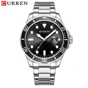 Montres à quartz résistantes à l'eau 3 ATM, bracelet en acier inoxydable, style homme, marque Curren 8388, vente en gros - Product Image 3