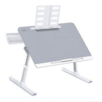 Xgear — support de table pliable en cuir PU pour ordinateur portable, réglable en hauteur, pour lit, bureau, K7
