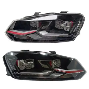 Car accessories Volkswagen 2014-2018 Polo Gti Style Headlights Red Line Polo Led Headlights - Buy