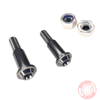 Kit de vis de levier de frein en acier inoxydable SOMOTO Taiwan SUS304 UFO M6x31mm Spécialisé pour les systèmes à double disque Raw TIB & BKP