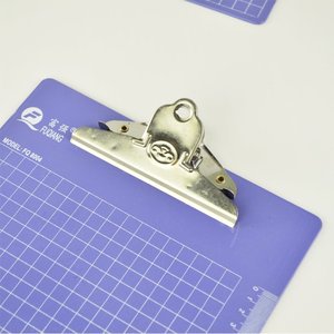 Clip de tablero de cuero <span class=keywords><strong>A4</strong></span>, tablero de Clip de archivo A5, almohadilla de plástico para escritura de estudiante A6 con patrón de carpeta, Clip de factura de papelería de oficina - Product Image 3