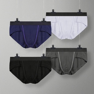 Sous-vêtements en modal en gros pour <span class=keywords><strong>homme</strong></span>, caleçons unis, slips sexy, <span class=keywords><strong>string</strong></span> respirant pour <span class=keywords><strong>homme</strong></span>, <span class=keywords><strong>string</strong></span> pour <span class=keywords><strong>homme</strong></span> - Product Image 2