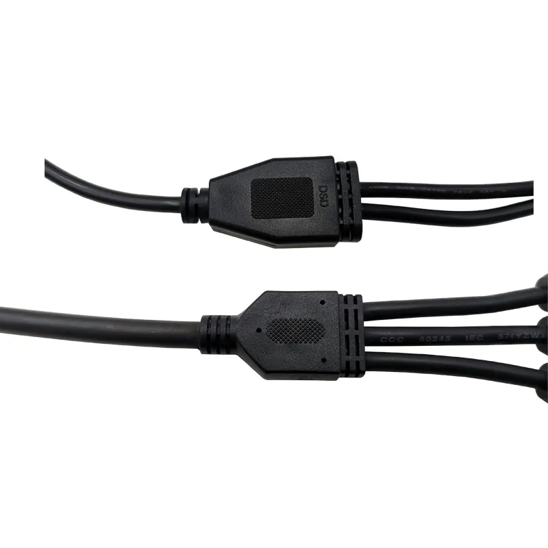 Customized waterproof splitter 1 to 4/5 female 2 3 5 6 pin One To Four Waterproof Plug Y Type Waterproof Connector