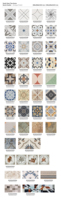Carreaux de céramique pour salle de bain de la marque White Rabbit, carreaux de mosaïque en porcelaine, couleur bleue, dalles émaillées pour la décoration du salon