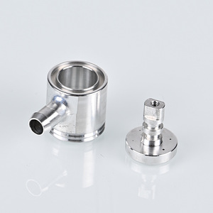 Aluminum Alloy Oil Line Connector CNC Machined Custom Part 200mm <b>Max</b> Diameter Finishing Accuracy - Product Image 3