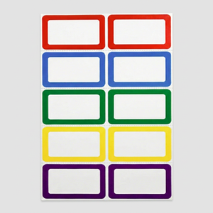 Étiquettes autocollantes rectangulaires 3,5x2,25 pouces, autocollants en papier inscriptibles, 400 unités pour les entreprises et le commerce - Product Image 1