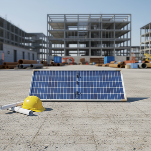 En stock : Système photovoltaïque intégré bifacial à double vitrage BIPV mono demi-cellule 450W - Product Image 3