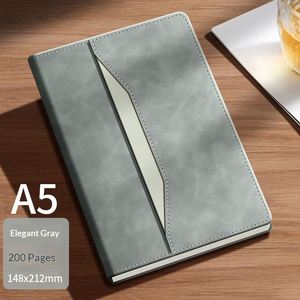 Regalo Empresarial, Cuaderno de Cuero Personalizado con Logotipo de Empresa, Regalo de Graduación Escolar, Día del Maestro, Evento Corporativo, Hecho a Mano, A5, Negro, UV - Product Image 3