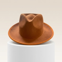 NL79 Neue Trendige Bunte Fedora-Hüte mit Schleifenband Einfarbig Unisex Vielseitig für Festliche Anlässe