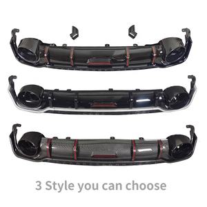 2019-2023 <span class=keywords><strong>RS6</strong></span> Difusor trasero para Audi A6 C8 Accesorios actualización a <span class=keywords><strong>RS6</strong></span> Parachoques trasero con tubo de escape - Product Image 5