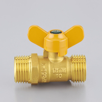 Vanne à boisseau sphérique en laiton de fabrication chinoise (Zhejiang DUNYUN) avec joint en PTFE/NBR, raccord mâle/femelle BSP/NPT, OEM