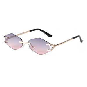 แว่นกันแดดทรงเหลี่ยมไร้กรอบ รุ่น <span class=keywords><strong>ADE</strong></span> WU STY8069A ดีไซน์หรูหรา วัสดุโลหะ ทรงเหลี่ยมเพชรไล่เฉดสี - Product Image 3