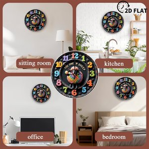 Orologio in Legno Personalizzato da 10 Pollici per Programmatore con Codice Snippet - Product Image 5