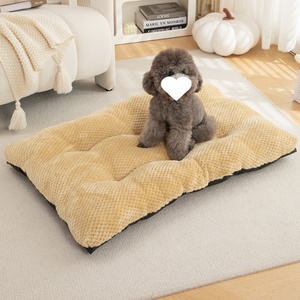 Materasso per Animali Domestici in Velluto a Coste Spesso e Antiscivolo, <span class=keywords><strong>Lavabile</strong></span>, Caldo per l'Inverno, Morbido e Peluche, Tappetino Rimovibile per Animali Domestici - Product Image 2