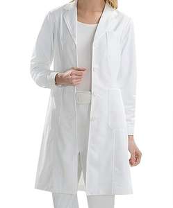 Vêtements de protection pour médecin, blanc, manches longues, imperméable, anti-poussière, tissé pour hôpital, laboratoire, usine alimentaire, atelier - Product Image 4