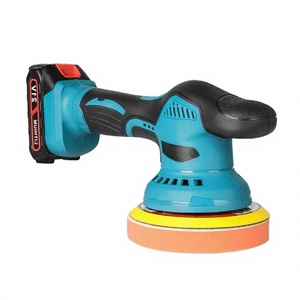 Polisseuse électrique sans fil 12V pour bricolage, 6 pouces, à vitesse variable, pour polissage humide/sec, machine de détaillage, orbite aléatoire, batterie 4Ah, 500W - Product Image 2