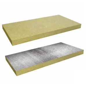 Pabrik kustom Harga Murah Panel Sandwich Rock Wool isolasi akustik Rock Wool untuk atap dinding oven