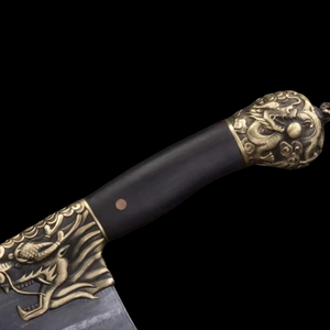 Chine Longquan forgé à la main <span class=keywords><strong>hachoir</strong></span> à os de cuisine couteau spécial de boucher carré épaissi en acier inoxydable - Product Image 5