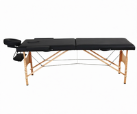 Table de massage commerciale pliable portable au design moderne en acier inoxydable, lit de SPA avec barres parallèles, pour la maison, le salon, l'hôtel