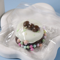Jouet sensoriel anti-stress portable en silicone ultra-doux en forme de mini cube de tofu pour adultes