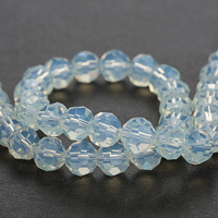 SUXUAN fabricant 8mm coloré 32 facettes boule verre rond cristal perles en vrac pour la fabrication de fournitures de bijoux